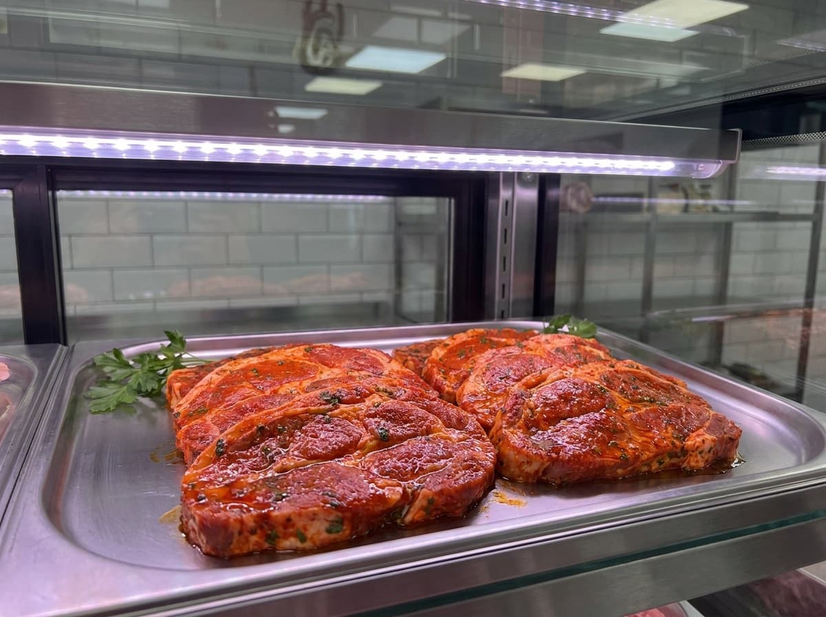 Tranches de porc marinées